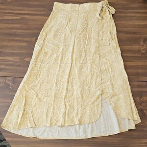 Maurices Yellow High-Low Skirt
